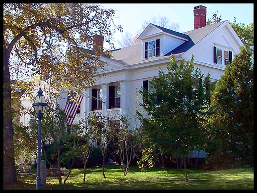 The 1852 residence-museum, on High St., Wiscasset, Maine