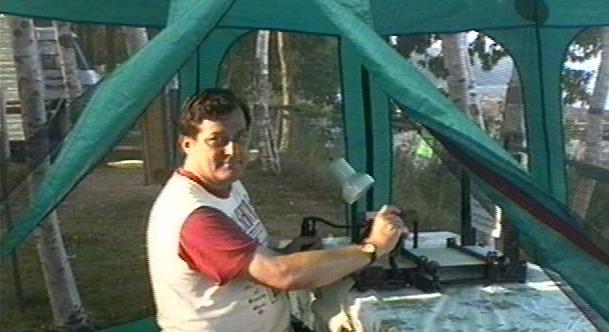 Douglas Henderson at the perforator